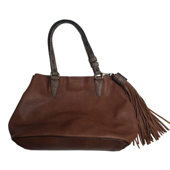 Jen & Co Vegan Leather Handbag Purse Shoulder Bag in a Bag Set Brown Soft - Picture 2 of 12